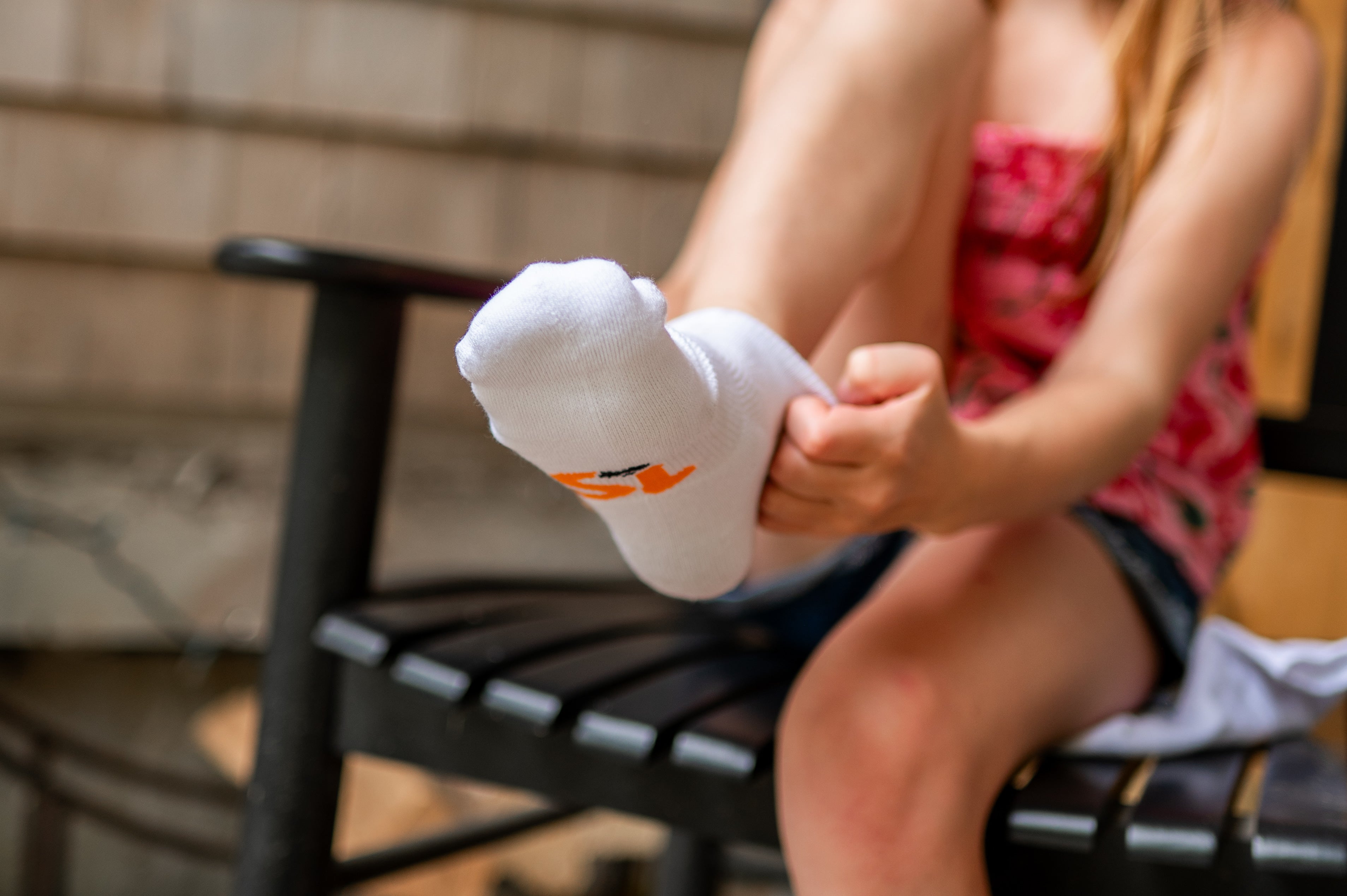 ThatOne Sock - ORANGE (Age 7 - 9; US Size 13 - 3.5)